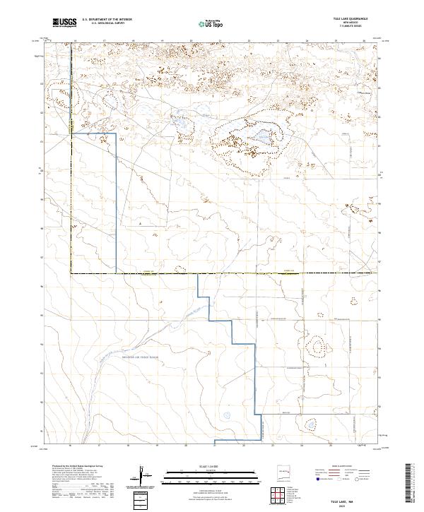 Tule Lake, NM — USGS 7.5-minute topo (2023)