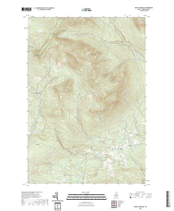 Mount Abraham, ME — USGS 7.5-minute topo (2024)
