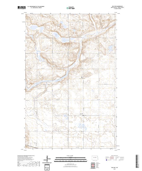 Selz NW, ND — USGS 7.5-minute topo (2024)