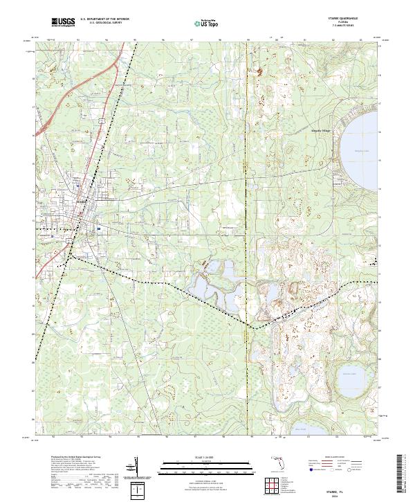 Starke, FL — USGS 7.5-minute topo (2024)