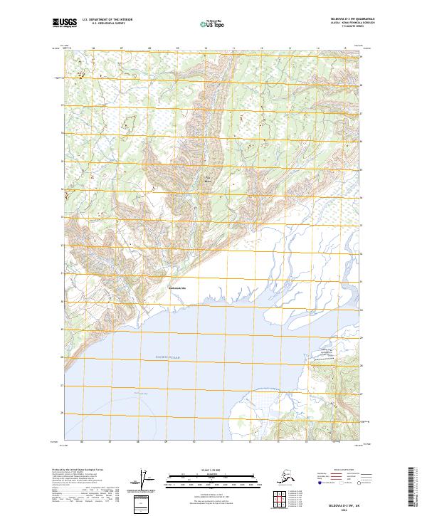 Seldovia D-3 SW, AK — USGS 7.5-minute topo (2024)