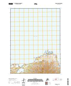 Iliamna B-2 NE, AK — USGS 7.5-minute topo (2018)