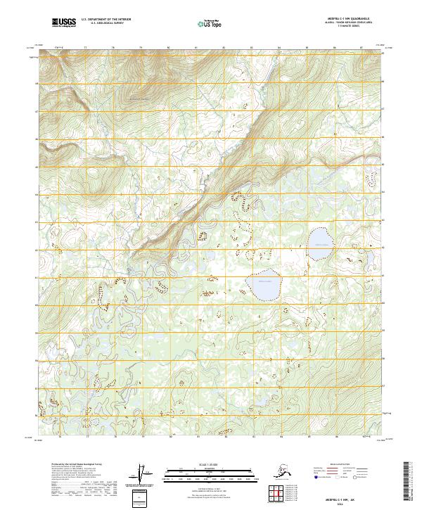 Medfra C-1 NW, AK — USGS 7.5-minute topo (2024)