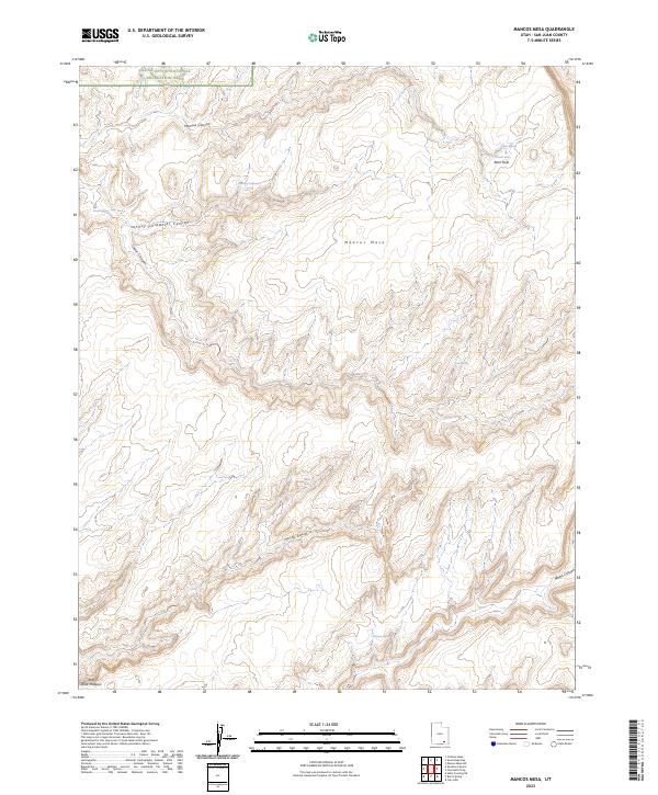 Mancos Mesa, UT — USGS 7.5-minute topo (2023)