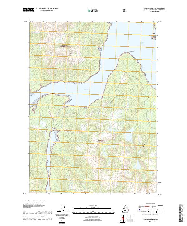 Petersburg A-2 NE, AK — USGS 7.5-minute topo (2021)