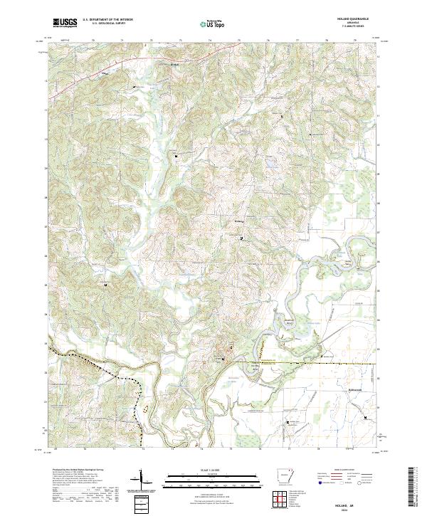 Noland, AR — USGS 7.5-minute topo (2024)