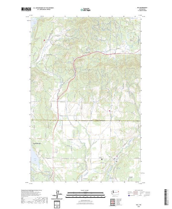 Elk, WA — USGS 7.5-minute topo (2023)
