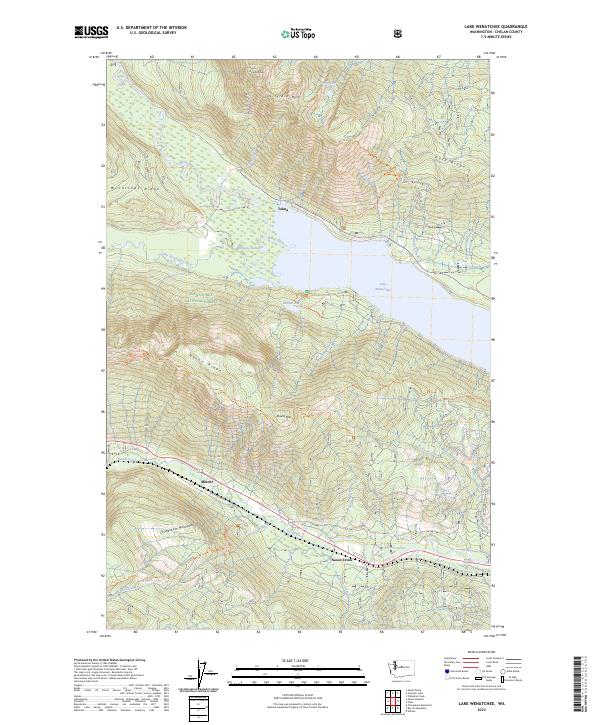Lake Wenatchee, WA — USGS 7.5-minute topo (2023)