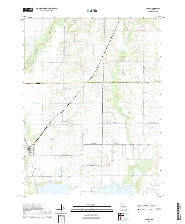 Sumner, MO — USGS 7.5-minute topo (2021)