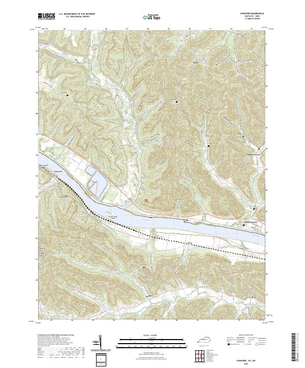 Concord, KY-OH — USGS 7.5-minute topo (2022)
