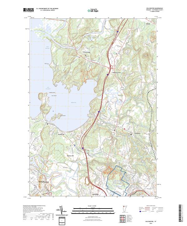 Colchester, VT — USGS 7.5-minute topo (2024)
