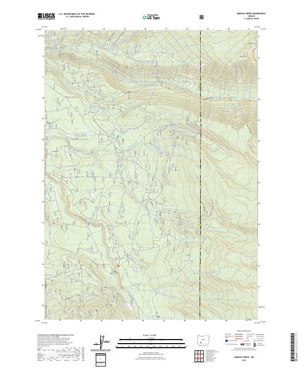 Imnaha Creek, OR — USGS 7.5-minute topo (2023)