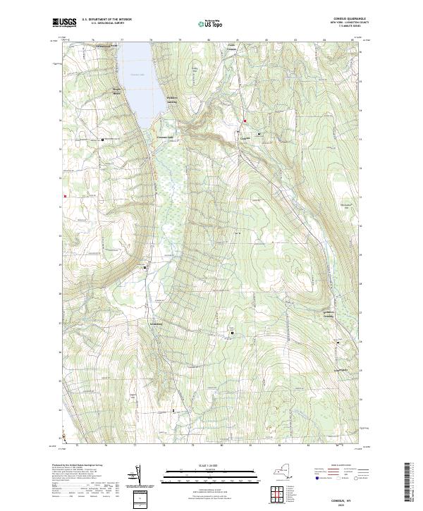 Conesus, NY — USGS 7.5-minute topo (2023)