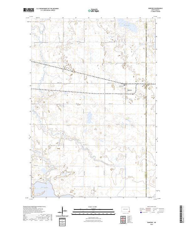 Geneseo, ND — USGS 7.5-minute topo (2024)