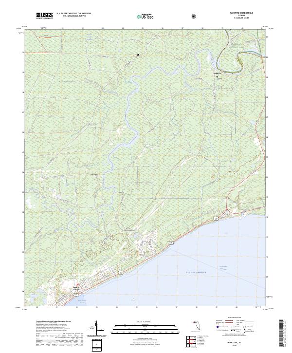 McIntyre, FL — USGS 7.5-minute topo (2025)