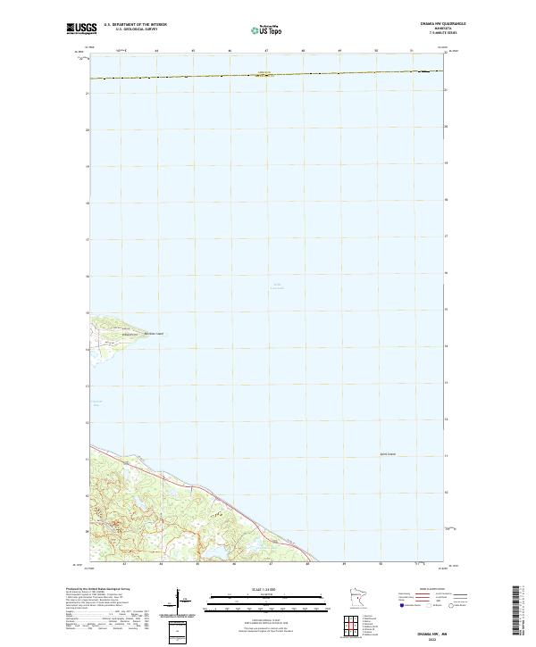 Onamia NW, MN — USGS 7.5-minute topo (2022)