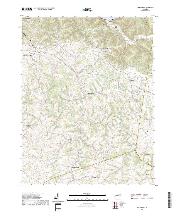 Orangeburg, KY — USGS 7.5-minute topo (2022)