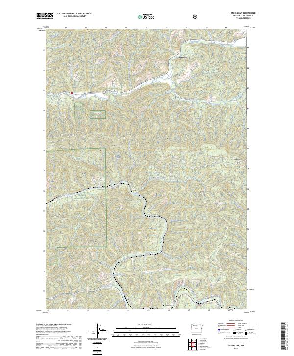 Greenleaf, OR — USGS 7.5-minute topo (2024)