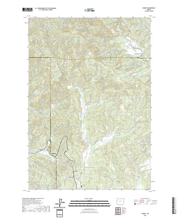 Summit, OR — USGS 7.5-minute topo (2023)