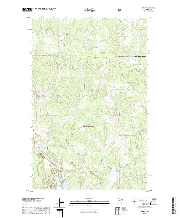 Pomroy, MN — USGS 7.5-minute topo (2022)