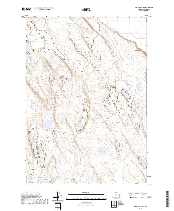 Chicago Valley, OR — USGS 7.5-minute topo (2023)