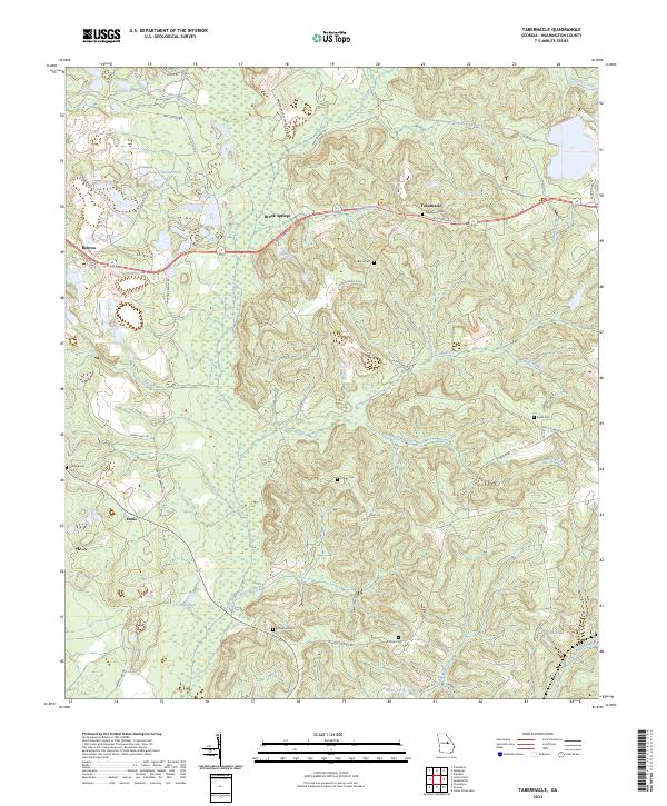 Tabernacle, GA — USGS 7.5-minute topo (2024)