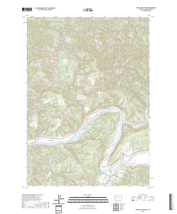 Devils Graveyard, OR — USGS 7.5-minute topo (2024)