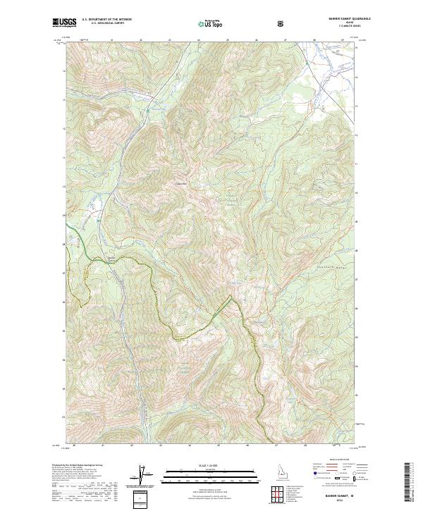 Banner Summit, ID — USGS 7.5-minute topo (2024)