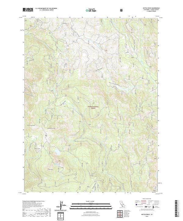 Kettle Rock, CA — USGS 7.5-minute topo (2022)