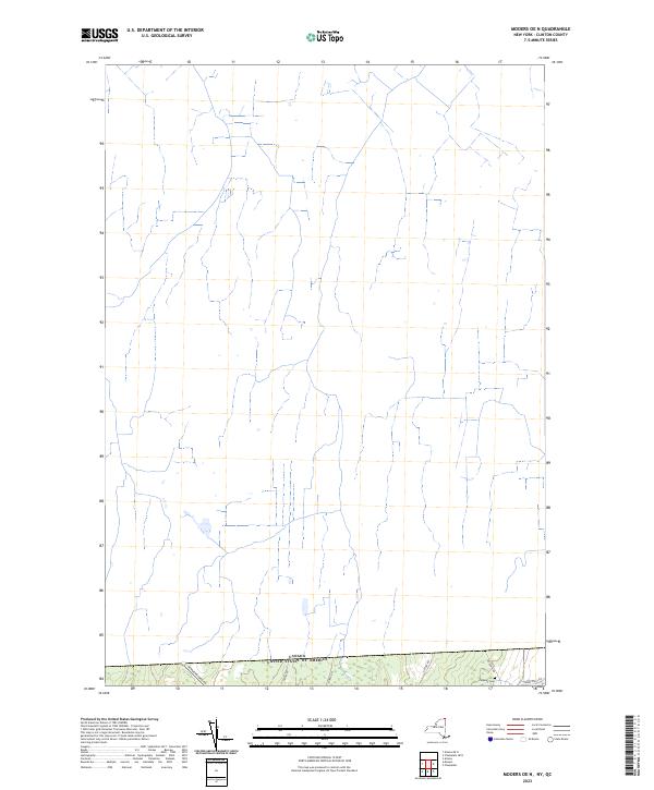Mooers OE N, NY-QC — USGS 7.5-minute topo (2023)