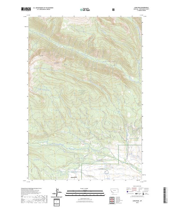 Long Peak, MT — USGS 7.5-minute topo (2024)