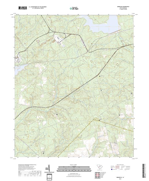 Girard NE, SC — USGS 7.5-minute topo (2024)