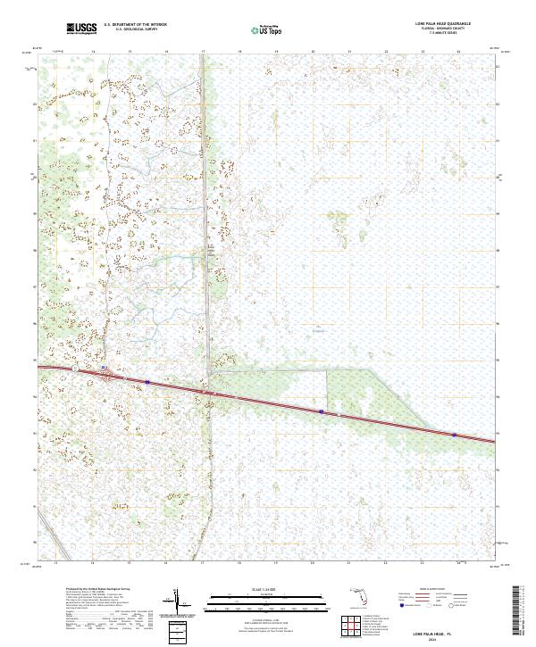 Lone Palm Head, FL — USGS 7.5-minute topo (2024)