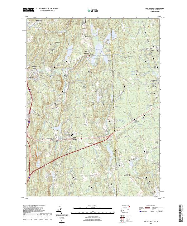 East Killingly, CT-RI — USGS 7.5-minute topo (2024)