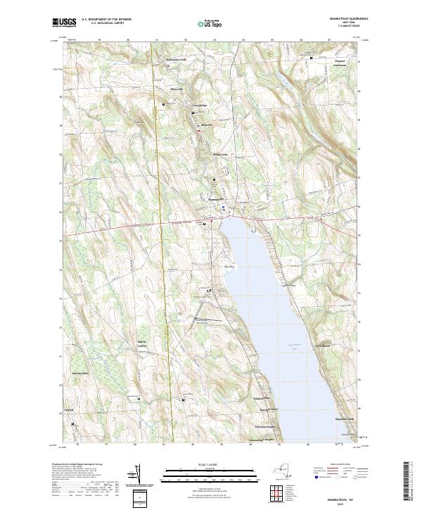 Skaneateles, NY — USGS 7.5-minute topo (2023)