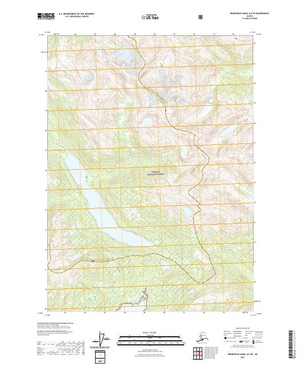 Bradfield Canal A-5 SE, AK — USGS 7.5-minute topo (2021)