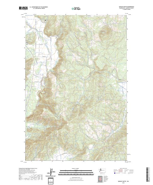 Quigley Butte, WA — USGS 7.5-minute topo (2023)