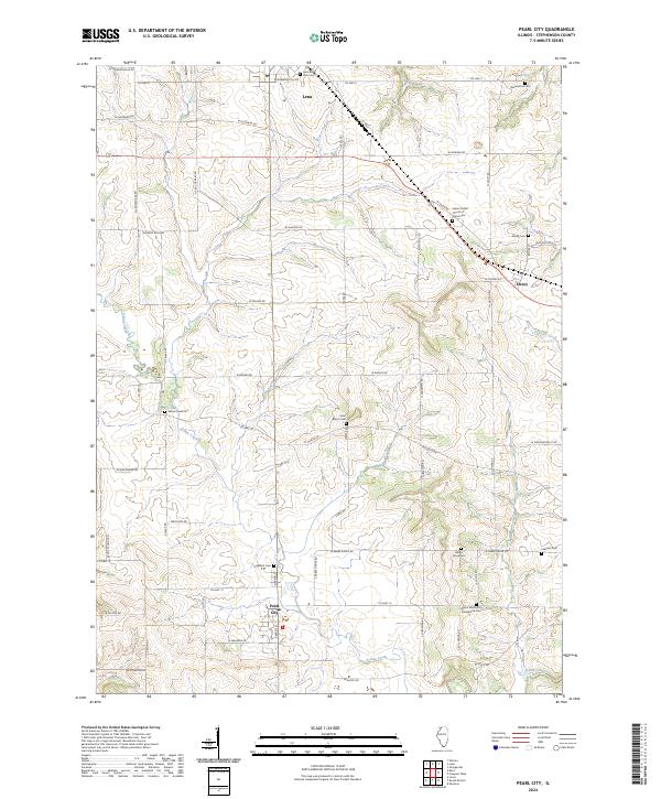 Pearl City, IL — USGS 7.5-minute topo (2024)