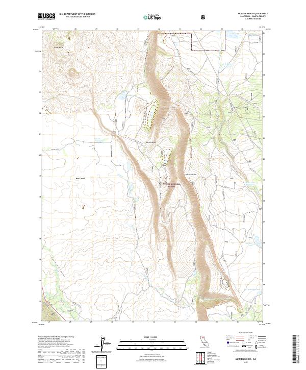 Murken Bench, CA — USGS 7.5-minute topo (2021)