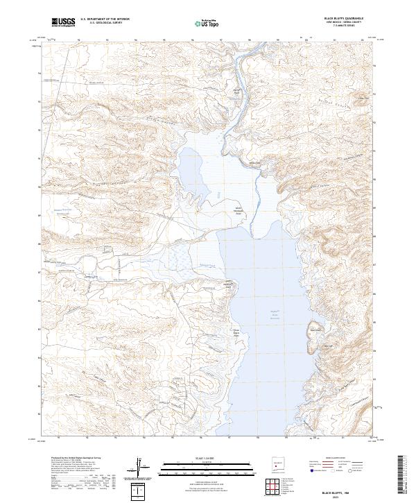 Black Bluffs, NM — USGS 7.5-minute topo (2023)