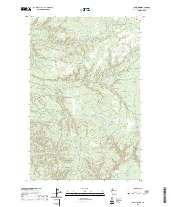 O'Took Prairie, WA — USGS 7.5-minute topo (2023)