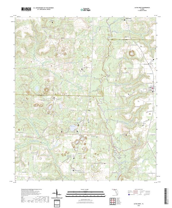 Altha West, FL — USGS 7.5-minute topo (2024)