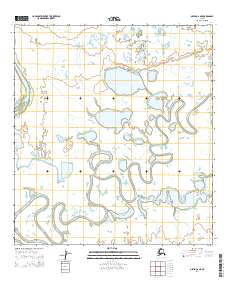 Ophir A-6 NE, AK — USGS 7.5-minute topo (2014)