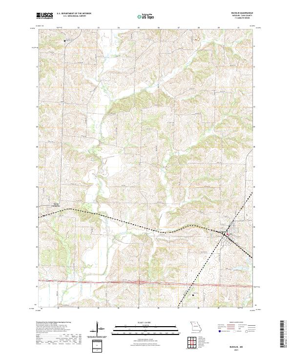 Bucklin, MO — USGS 7.5-minute topo (2021)