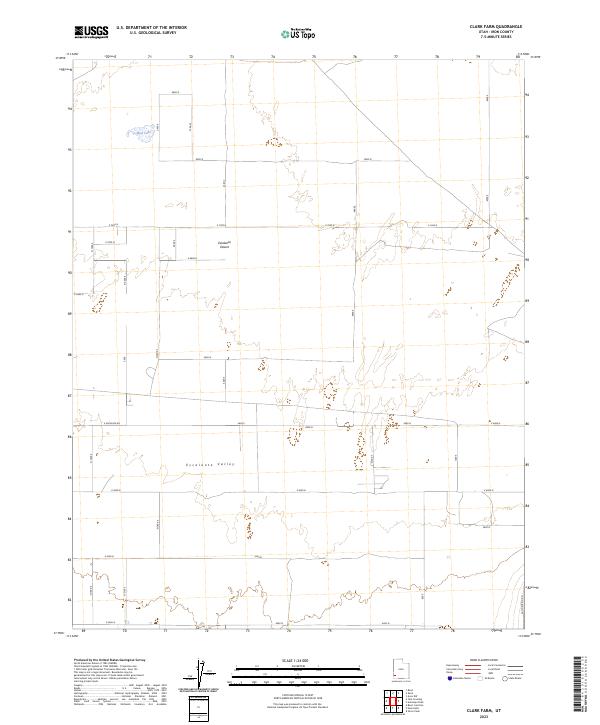 Clark Farm, UT — USGS 7.5-minute topo (2023)