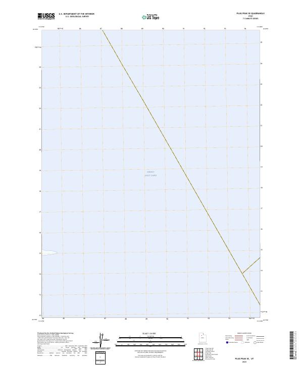 Plug Peak SE, UT — USGS 7.5-minute topo (2023)