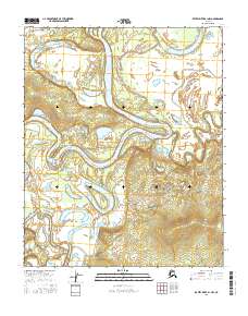 Kateel River B-1 NW, AK — USGS 7.5-minute topo (2016)