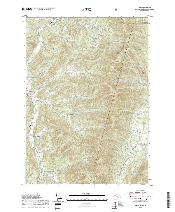 Berlin, NY-MA-VT — USGS 7.5-minute topo (2023)