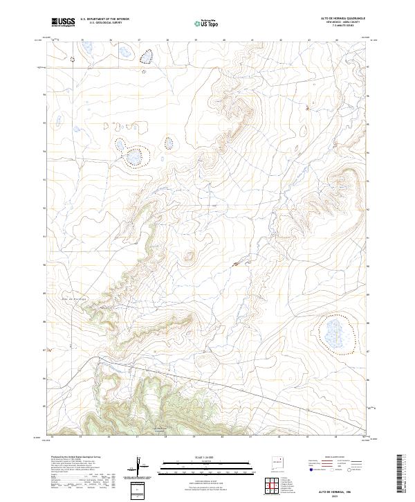 Alto De Hormiga, NM — USGS 7.5-minute topo (2023)