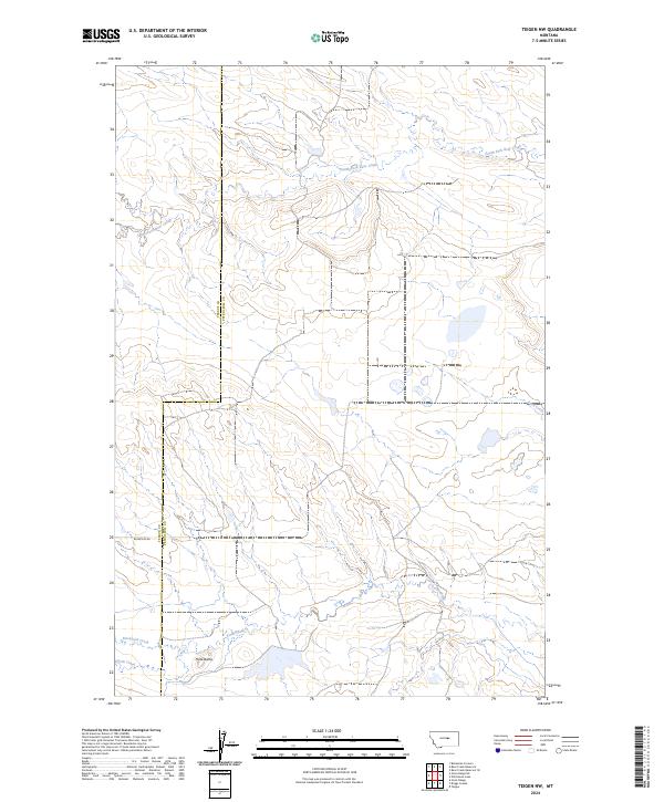Teigen NW, MT — USGS 7.5-minute topo (2024)